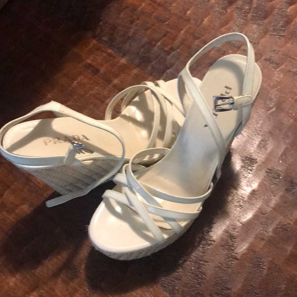 Prada wedges